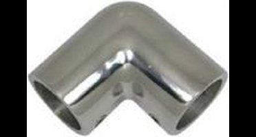 Goldenship 90º Railverbindingsbocht Zilver 25 mm