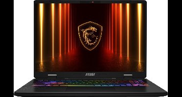 MSI Crosshair A16 HX D8WFKG-210BE AMD Ryzen™ 7 8840HX Laptop 40,6 cm (16") Quad HD+ 32 GB DDR5-SDRAM 1 TB SSD NVIDIA GeForce RTX 5060 Wi-Fi 6E (802.11ax) Windows 11 Home Grijs