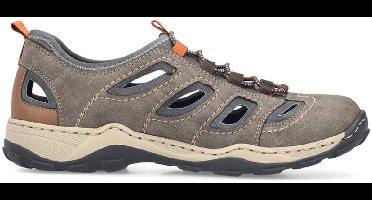 Rieker Heren Instappers Slipper, 08065-29, Bruin Blue