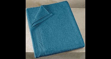 De Witte Lietaer Badlaken Contessa Capri Blue - 100 x 150 cm - Blauw - Katoen