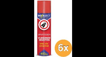 6x Roxasect Spuitbus vliegende insecten (400 ml)