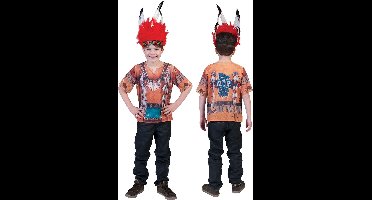 Indianen shirt 3 D kind