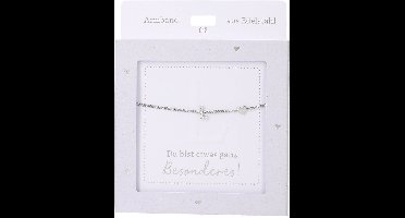 Depesche armband zilver met L hanger - vriendschapssieraad cadeau.