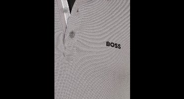 Hugo Boss polo lange mouw grijs