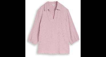 Tom Tailor - Plus Size - Katoenen blouse - Maat 44 - light elderberry