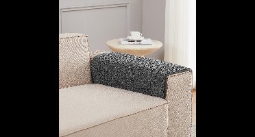 1 Stuk Antislip-armleuninghoes Van 51 x 51 cm, Wasbare Antislip-armleuninghoes Voor Huisdieren (Grijs)
