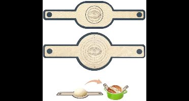 2 Stuks - Bakmat - Broodmat - Meelmat - Siliconen Bakmatten - Broodmat Met Lange Steel - Herbruikbare Broodmat Voor De Oven - Deegoverbrenggereedschap - Bakaccessoires - 56*15cm En 54*21cm - Grijs