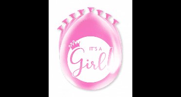 Paper Dreams Ballonnen It's A Girl - 8st