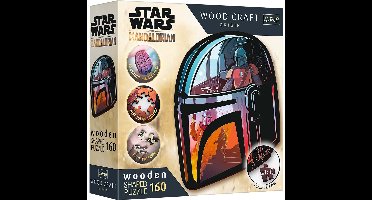 Trefl Trefl - Puzzels - 160 houten gevormde puzzels" - The Mandalorian / Lucasfilm Star Wars The Mandalorian FSC Mix 70%".