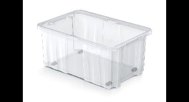 Prosperplast Cargobox NCC24 - Opbergbox - 45L - Transparant - Stapelbaar