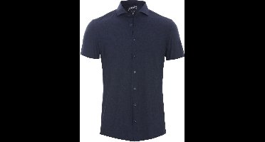 Pure Short Sleeve The Functional Shirt Donkerblauw (navy) - Maat 43 - Heren - Overhemden Casual