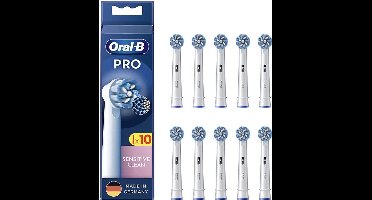 Oral B Sensitive Clean PRO Opzetborstels - 10 stuks