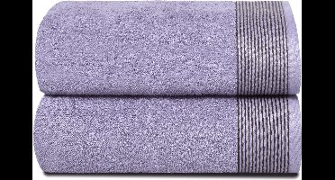 Goodivery ® Extra Grote Luxe Badhanddoekenset in Dieppurper, Snel Drogen en Lichtgewicht