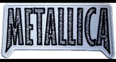 Metallica - Load Logo Patch - Wit/Zwart