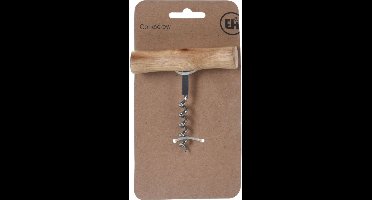 Excellent Houseware Kurkentrekker met Houten Handvat