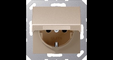 Jung A500 IP44 Schuko Stopcontact Met Scharnierende Afdekking - A1520NBFKLCH - E3XDT