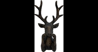 Countryfield Hert Zen vintage bruin steen M- 30 x 16 cm