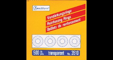 Huismerk Avery 3510 Versterkingsringen Transparant
