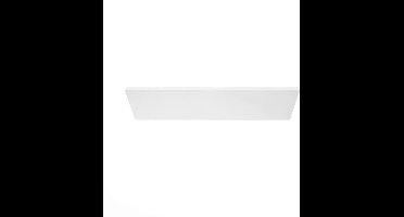 Plafondplaat 100 x 25 cm - zonder gaten - wit