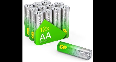 12 stuks GP Super Alkaline batterijen AA Mignon LR06 LR6 1,5V batterij MN1500
