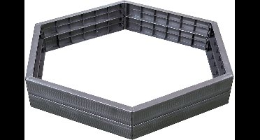 GARANTIA ERGO hoogbed-systeem XL hout 6 panelen incl. verbinders