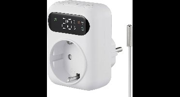 Sygonix SY-6824096 Universele thermostaat Montagewijze: Tussenstekker Weekprogramma 1 stuk(s)