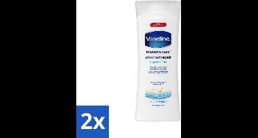 2 x Vaseline - Advanced Repair - Bodylotion - Voor Droge Huid - 400 ml - Hydratatie - Huidbarrière - Droge Huid - Gebarsten Huid - Vaseline Advanced Repair