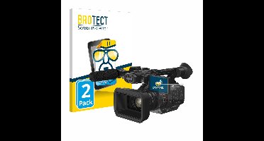BROTECT - Screenprotector voor Panasonic HC-X2 - Folie Beschermfolie transparant 2 Stuks