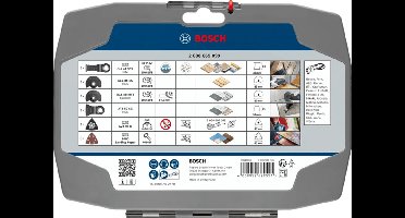 BOSCH PROFESSIONAL Renovatiebladenset - 8 stuks - Voor multifunctionele oscillerende gereedschappen