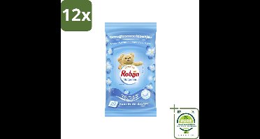 Robijn Droogtrommeldoekjes Morgenfris 20 stuks per verpakking - Voordeelverpakking - 12 stuks - Droogtrommeldoekjes - Wasgoed drogen