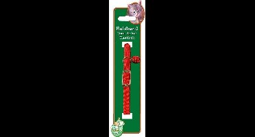 Kattenhalsband elastisch rood 1 x 24cm