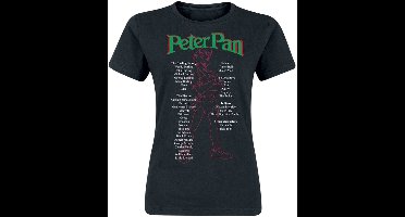 Peter Pan Silhouette Unisex T-shirt - zwart - L