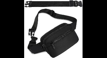 Heuptas - Waterdicht - 21x13x6 cm - Zwart - Polyester