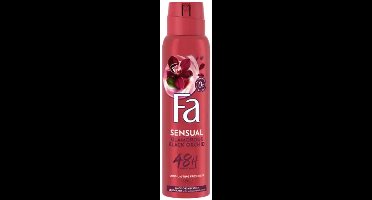 Fa Glamorous Black Orchid Deodorant Spray 6x150ml - Voordeelverpakking