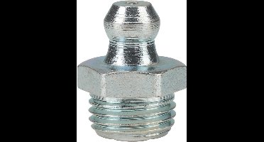 Pressol - Rechte Smeernippel M8 x 1 – Set van 10 stuks