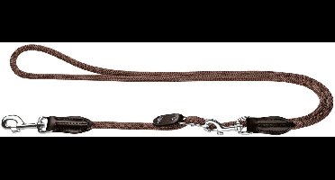 Hunter Variolijn Freestyle Nylon Rond 260x1 cm - Hondenriem - Grijs