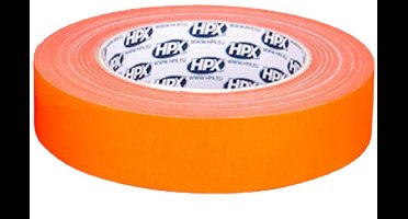 HPX GAFFER TAPE 25MM X 25M FLUOR ORANJE