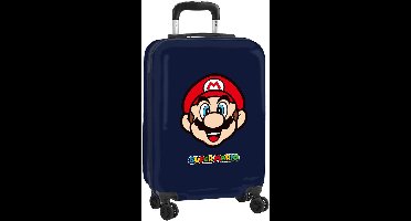 Handbagagekoffer Super Mario super mario Rood Marineblauw 20'' 20 L 34,5 x 55 x 20 cm