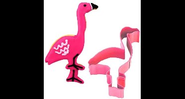 Flamingo fondant koekjes uitsteker