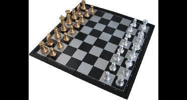 HOT Games Schaakcas. Zwkunst.magn.24x12x4cm..