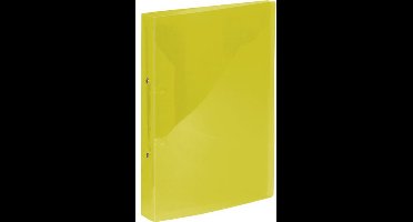 Kangaro ringband - A4 - 2-rings - PP - 25mm - transparant geel - K-58190615