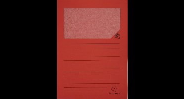 Exacompta 4x FOREVER® Pak van 100 venstermappen 120g/m2 - 22x31cm voor A4 - Rood - 50105E