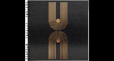 Exacompta Fotoalbum met spiraal 60 zwarte pagina's Graphik - Zwart - 16848E