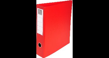 Exacompta 10x Ringband in PVC met 4 D-ringen van 50 mm op het achterplat- A4 maxi. - Rood - 51745E