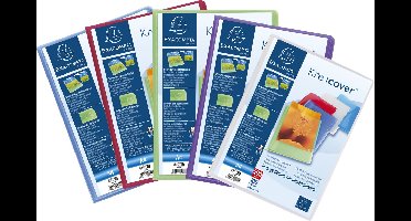 Exacompta 8x Showalbum KreaCover®Chromaline halfharde kaft - 200 zichten - A4 - Geassorteerd - 5799E