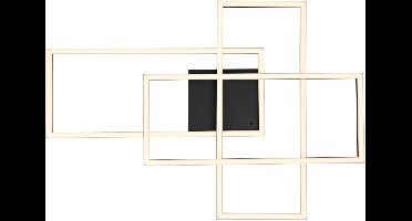 Globo - plafonniere - Gabriel - zwart - metaal - LED - 67227-40NBSH