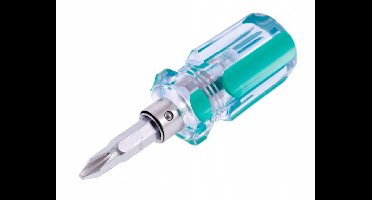 Korte Dubbelzijdige Schroevendraaier Plat & Kruiskop Magnetisch