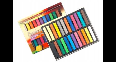Titanum Droge Pastels Set - 24 Levendige Kleuren voor Kunstenaars