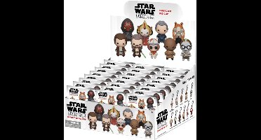 Star Wars 3D PVC Bag Clips The Phantom Menace Display (24)