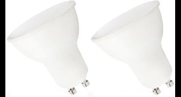 Spectrum LED Lamp GU10 7.5W - 230V - 730 Lumen - 6000K Koud wit - Helder daglicht - Energiezuinig - 2 stuks